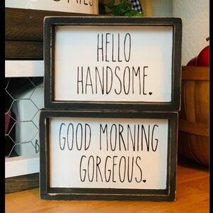Farmhouse Mini Bathroom Signs Set of 2